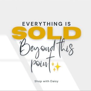 Sold items below 👇🏻